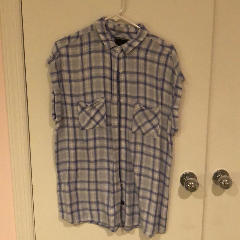 Rails tank flannel